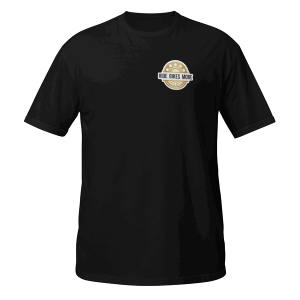 Ride Bikes More original design t-shirt front view - Drop 001