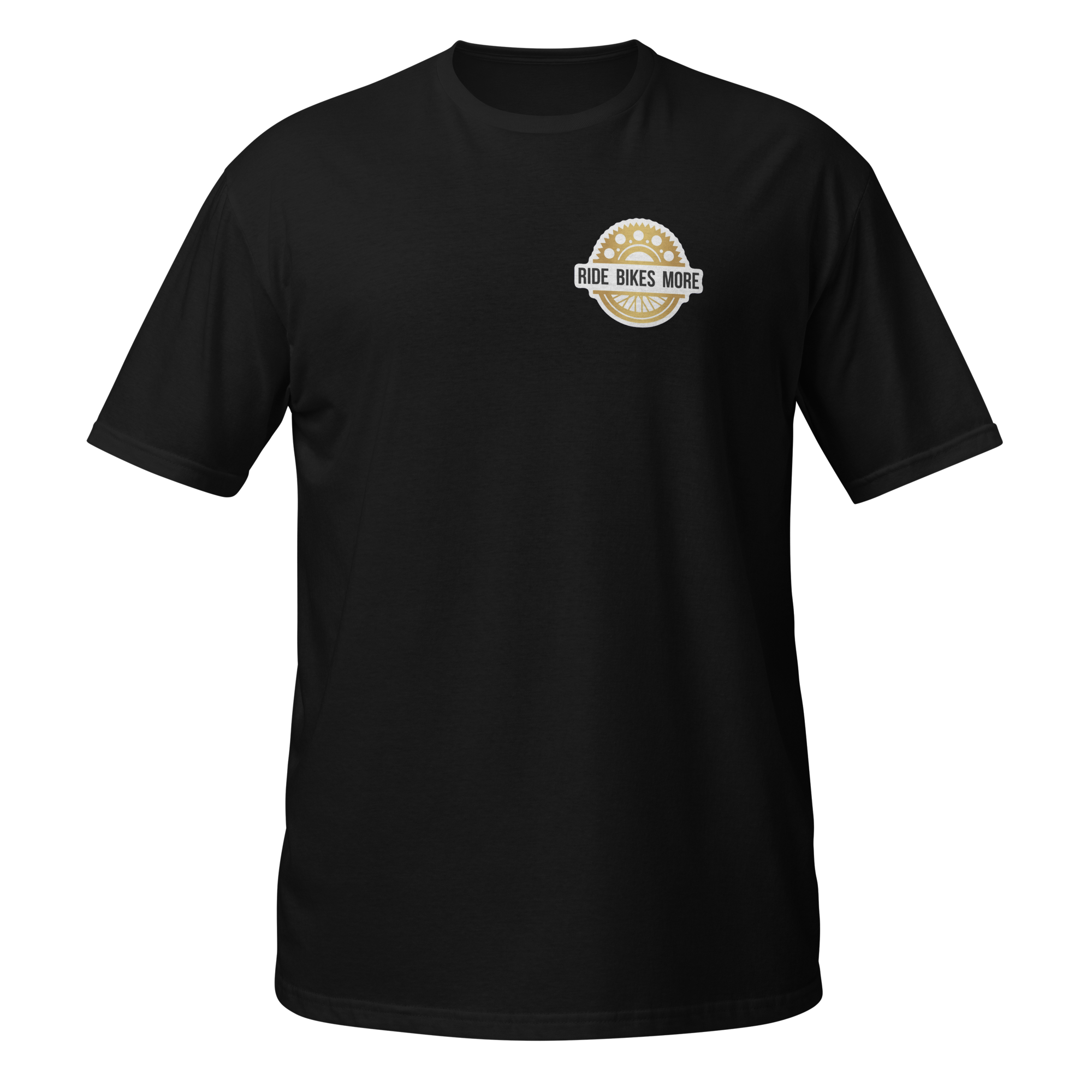 Ride Bikes More original design t-shirt front view - Drop 001