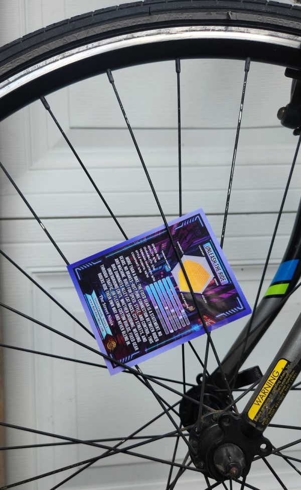 Spoke Card #3 “The Street Ninja” – Back Stats and Details